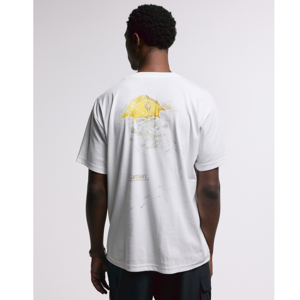 Camiseta Heavy Carnan Tent Off White
