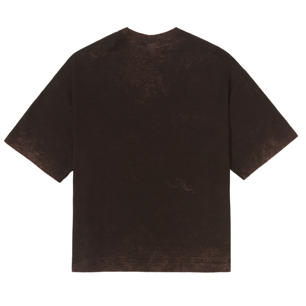 Camiseta Dupla Face Pace Pattern Marrom