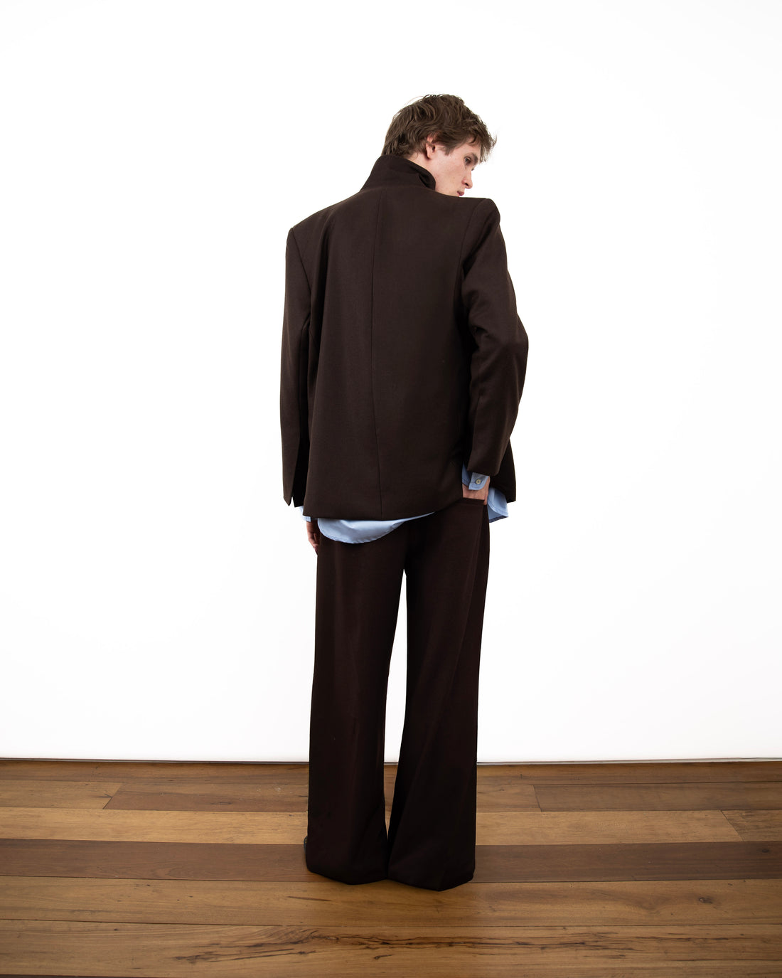 Calça de Alfaiataria Lourie Marrom
