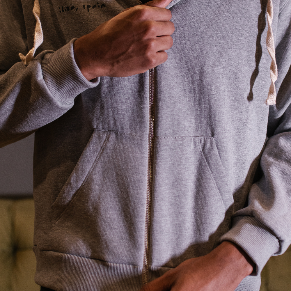 Jaqueta Jours de Pluie Ibiza Cinza