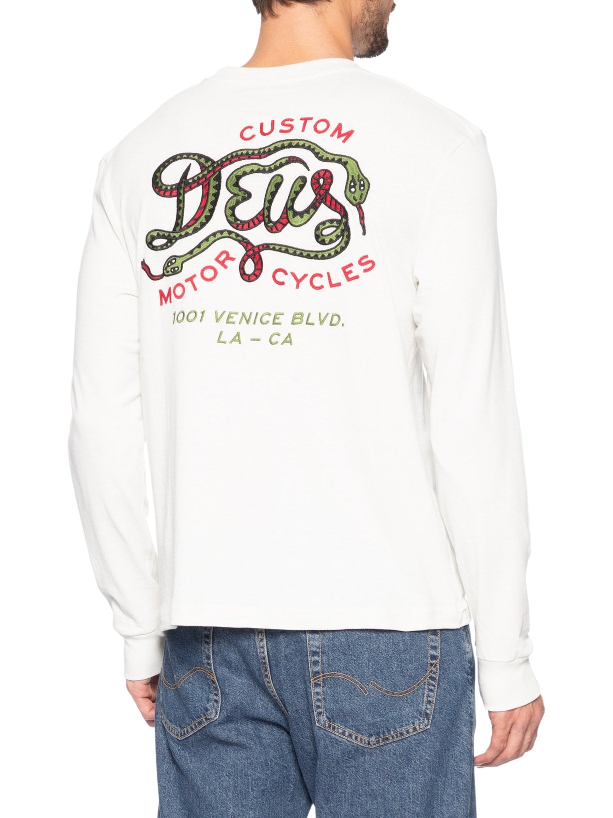 Camiseta Deus Ex Machina Danger Noodle Branca