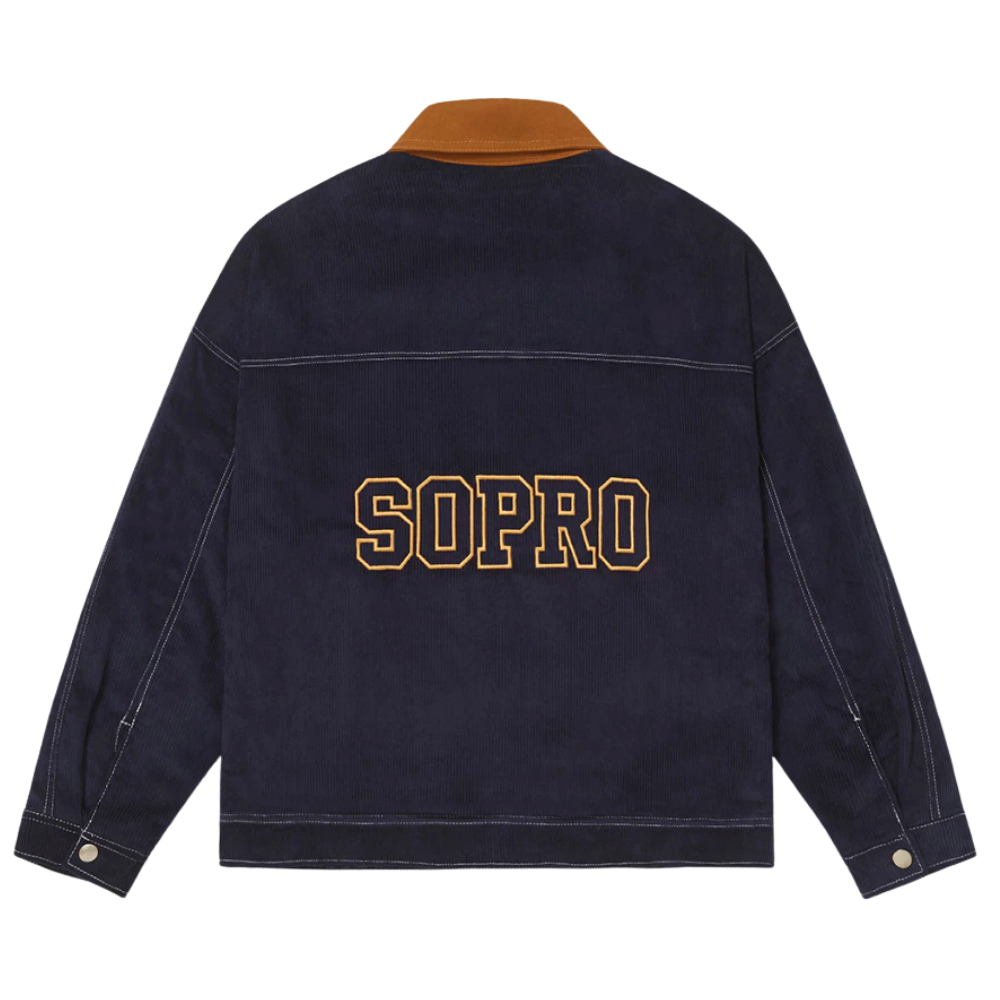 Jaqueta Sopro Cotelê Capitao Azul Marinho