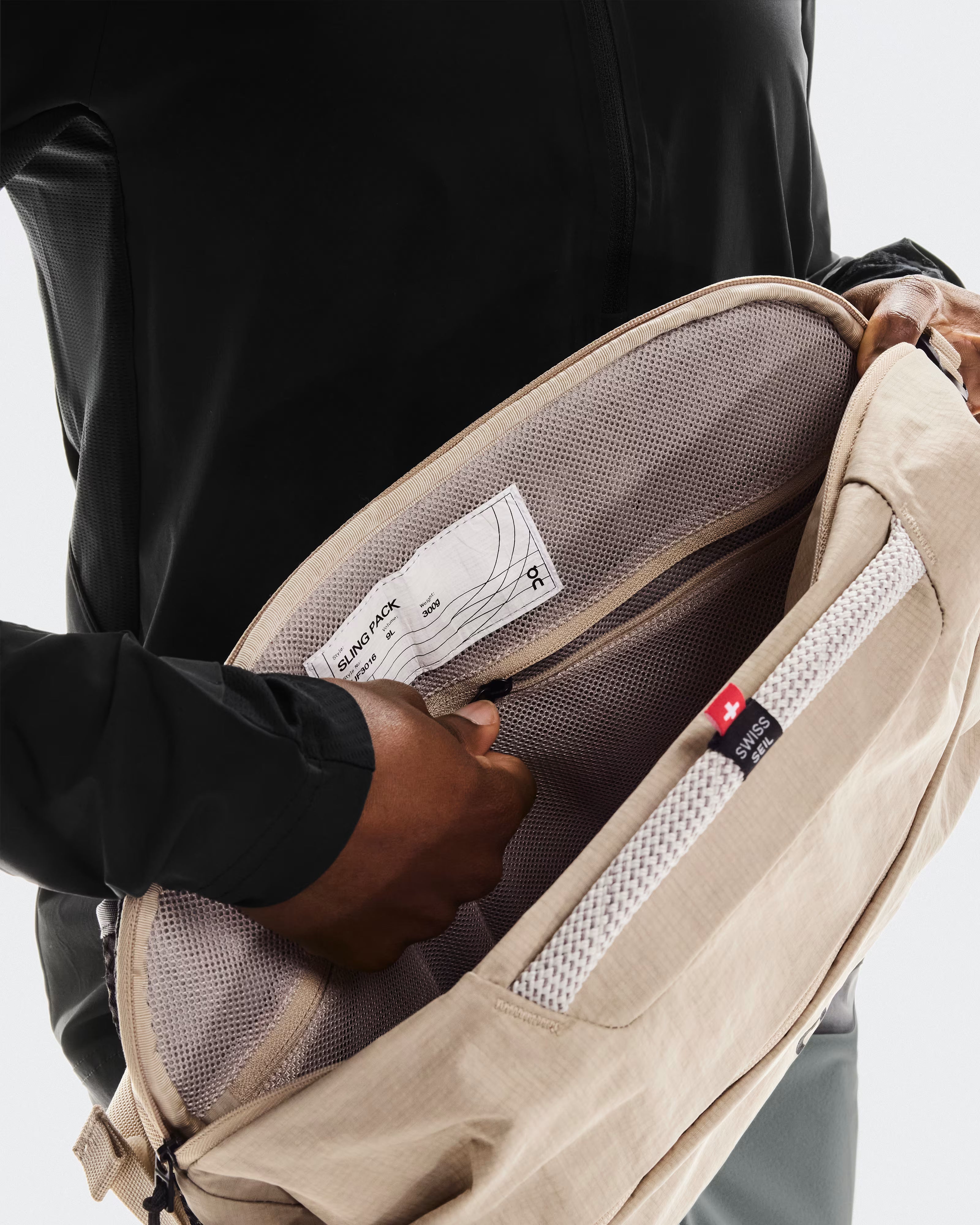 Bolsa Tiracolo On Sling Pack Sand