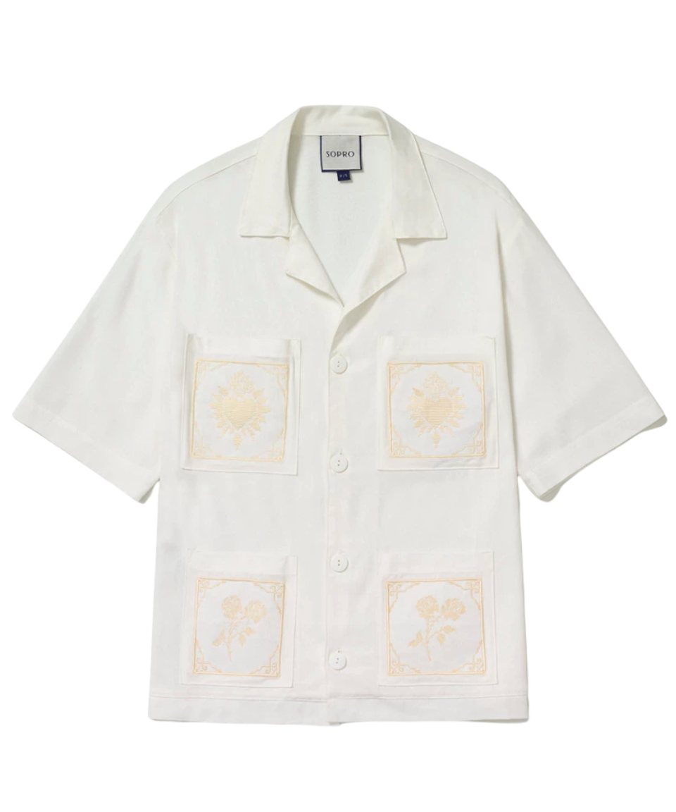 Camisa Linho Sopro Sagrado Coração