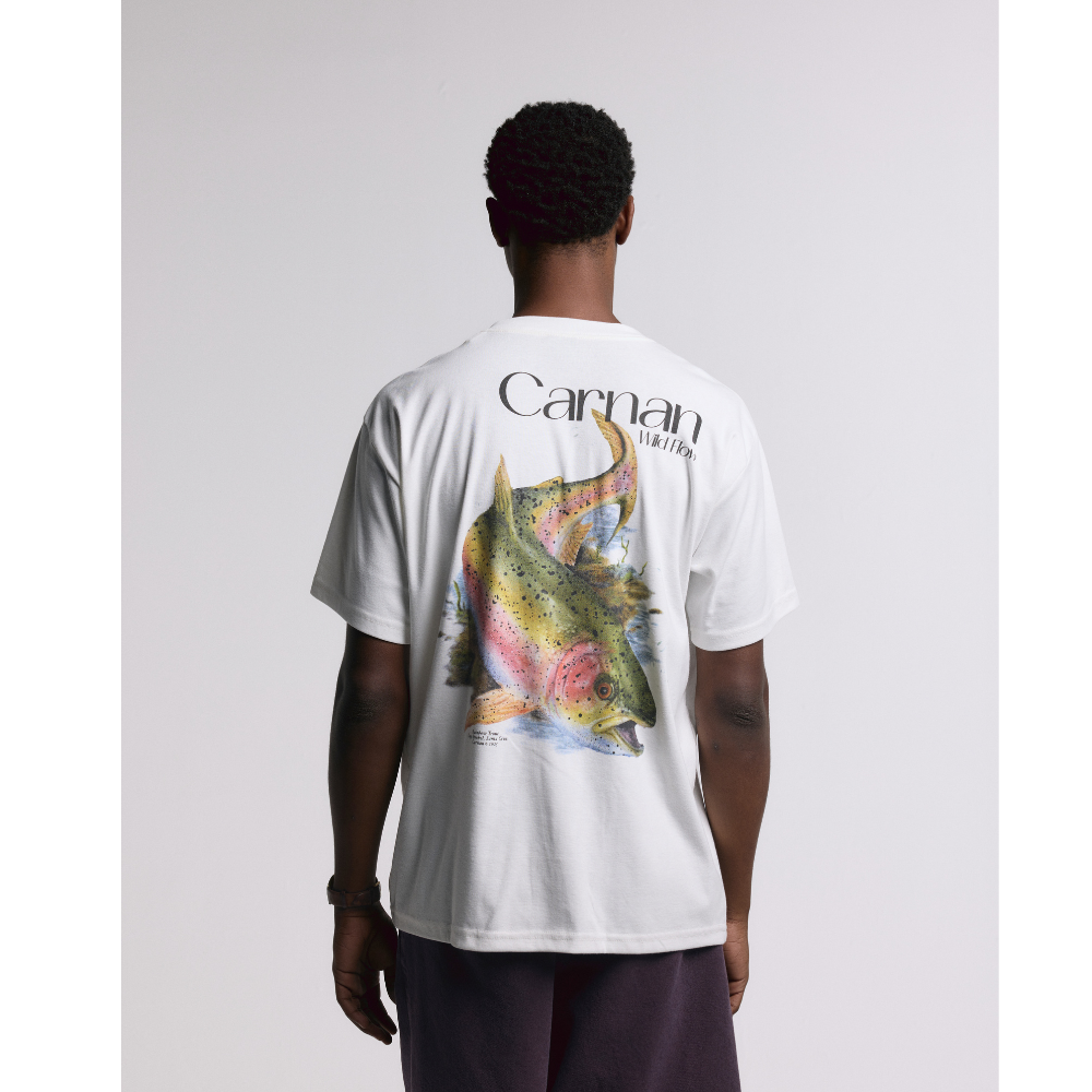 Camiseta Heavy Carnan Fish Off White