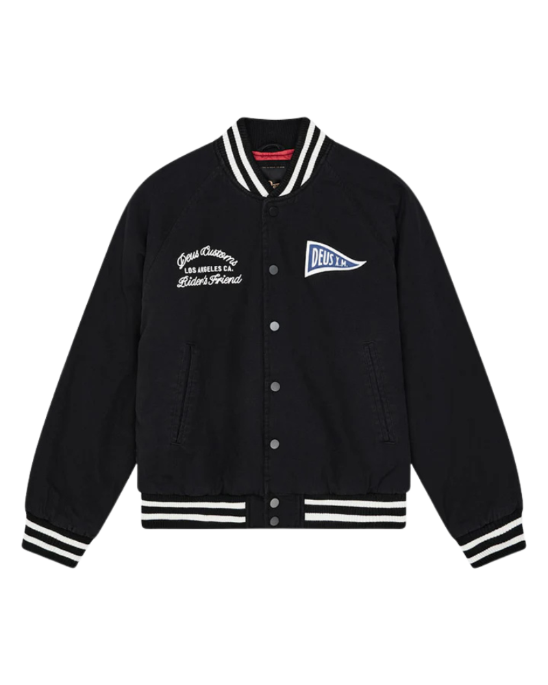 Jaqueta Bomber Deus Ex Machina Stadium Preta