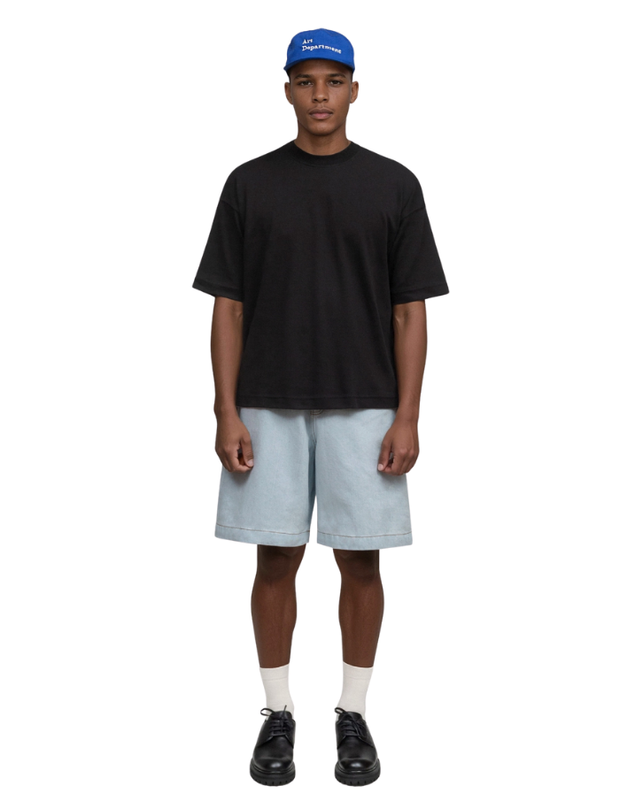 Bermuda Baggy Jeans Saint Stutdio Azul Clara