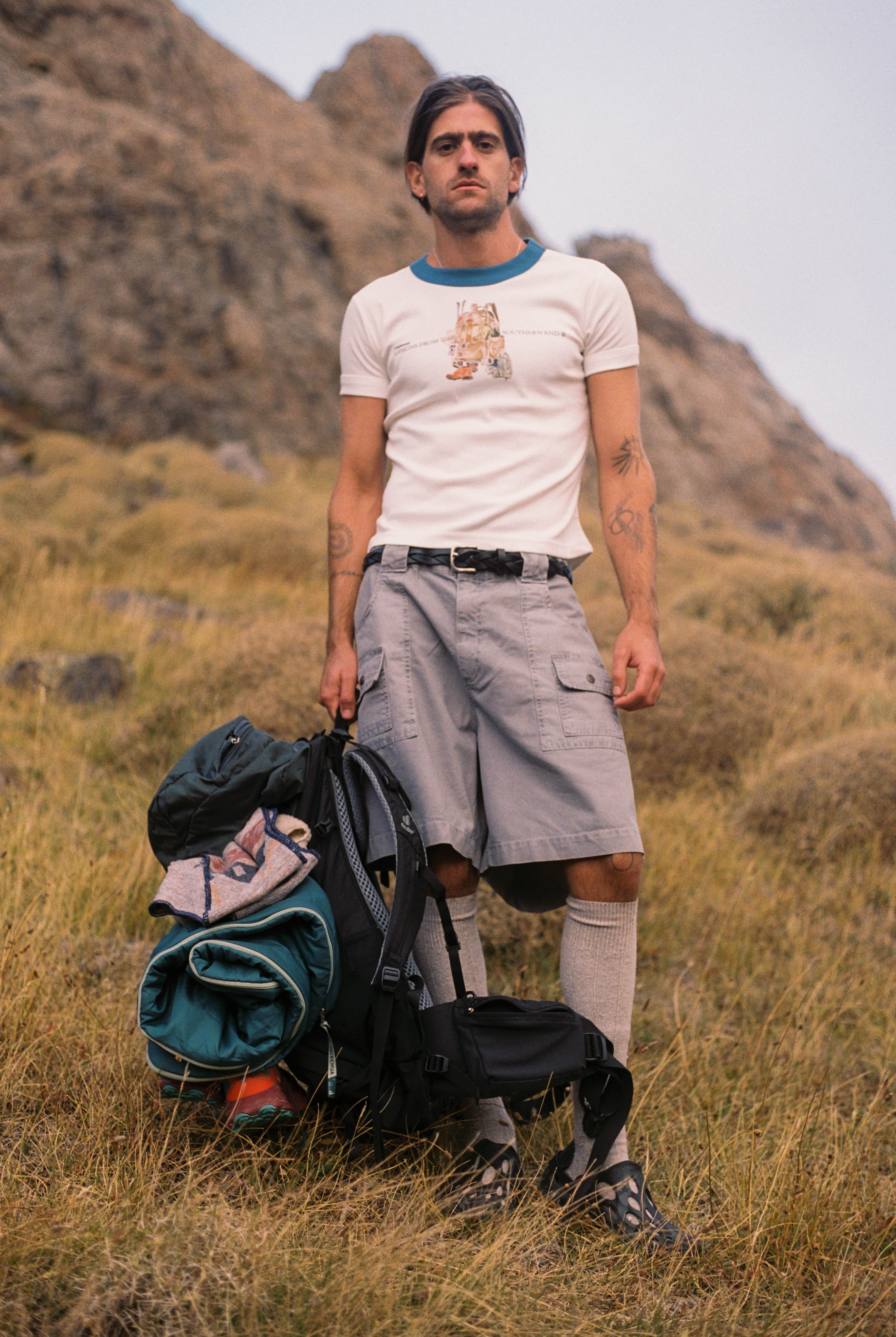 Shorts Cargo Carnan Cinza