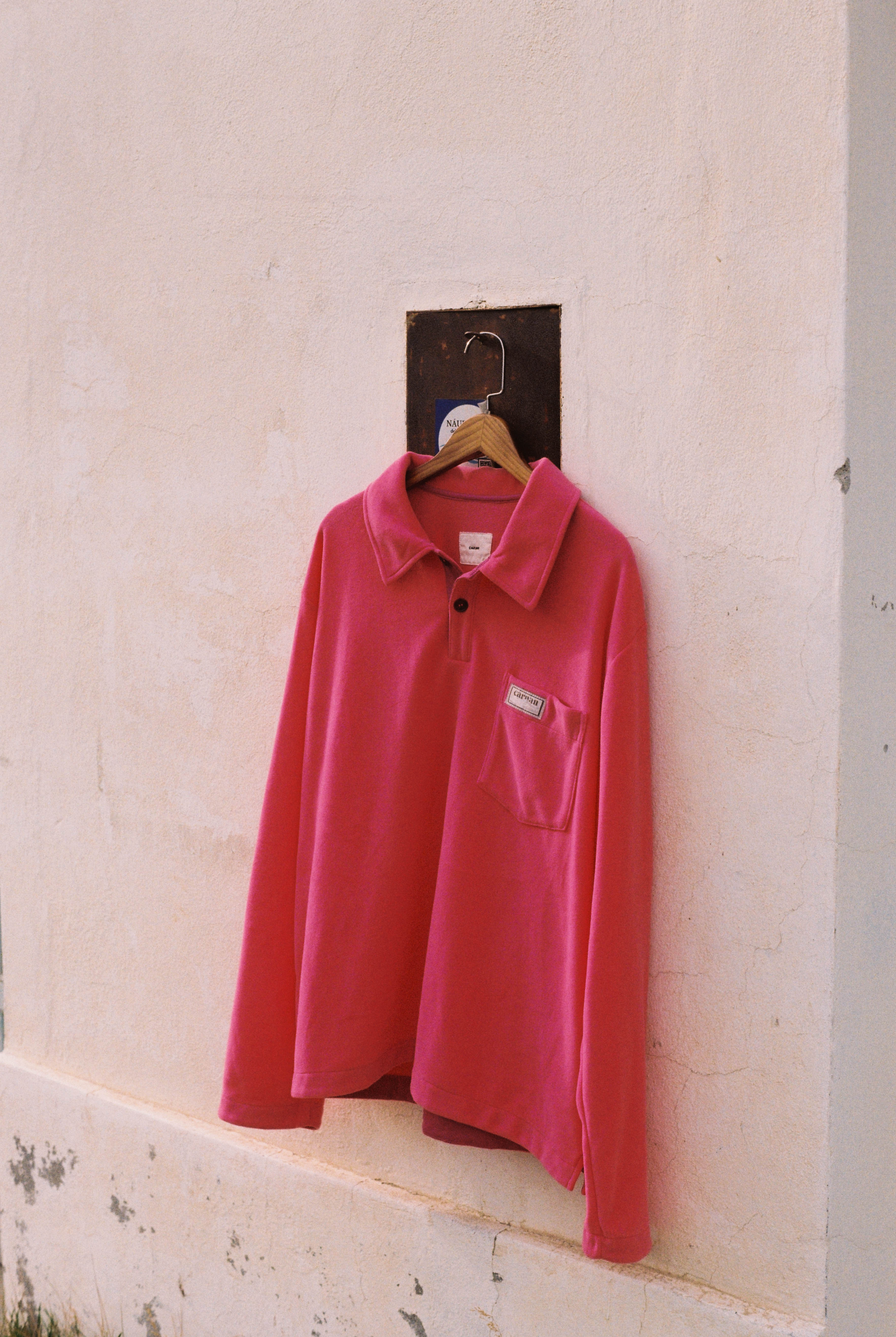 Polo Fleece Carnan Rugby Pink