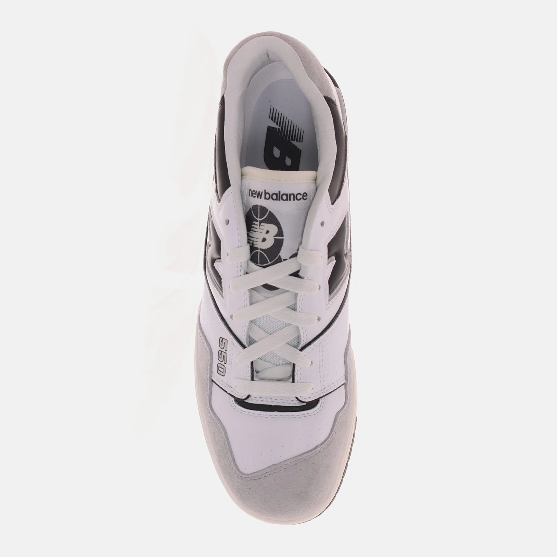 Tênis New Balance 550 Masculino Branco Preto Prata