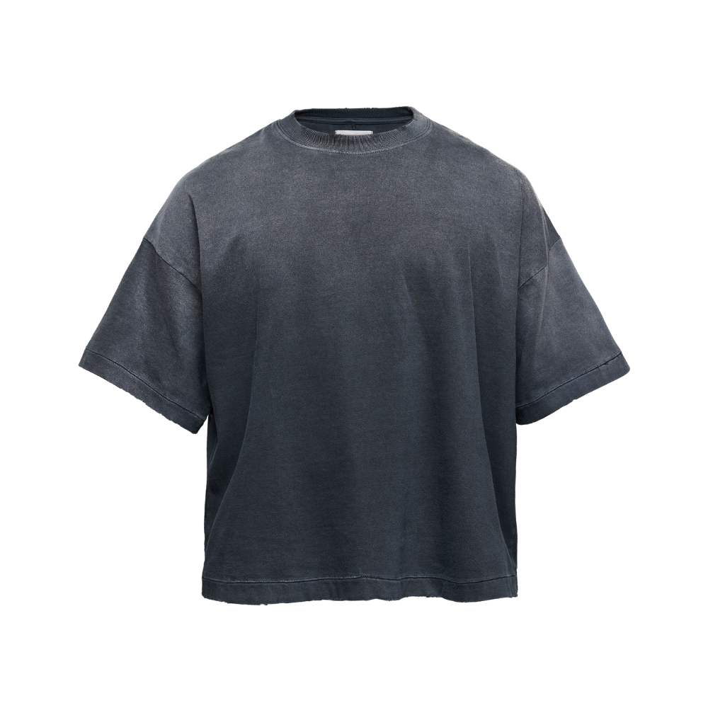 Camiseta Egho Boxy Faded Chumbo
