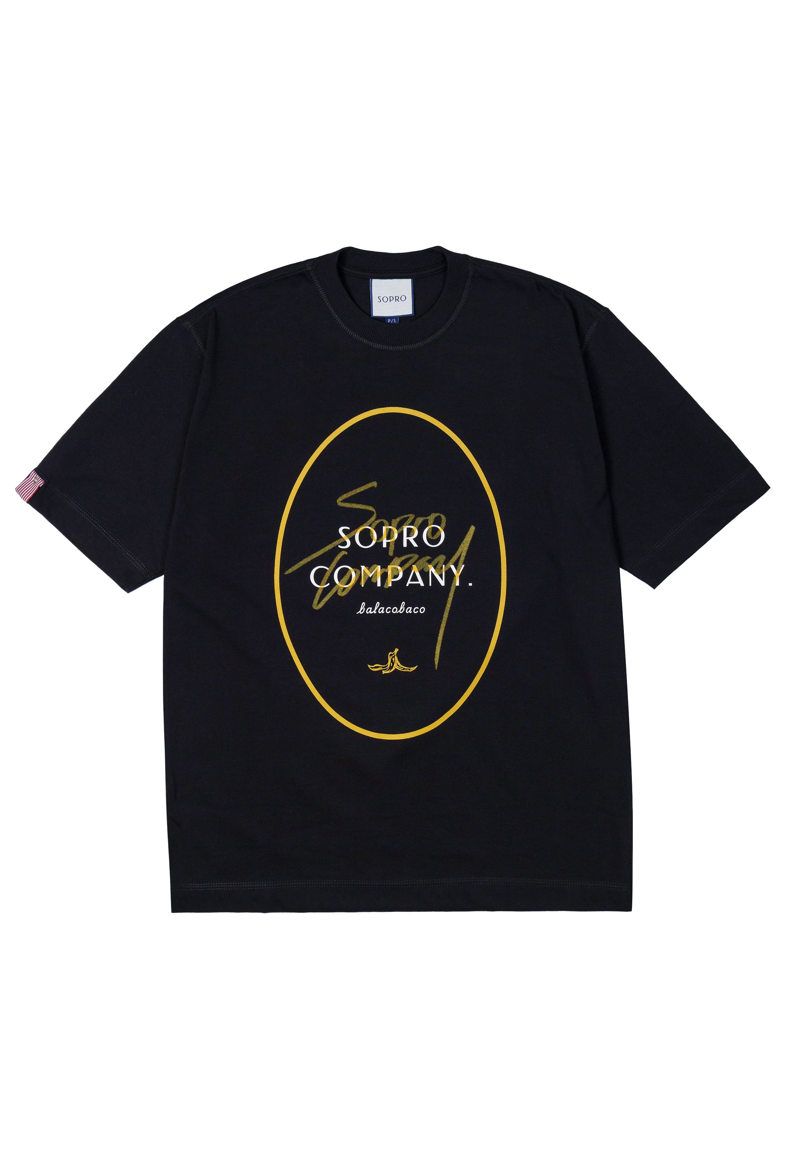 Camiseta Sopro Firma Oversized Preta