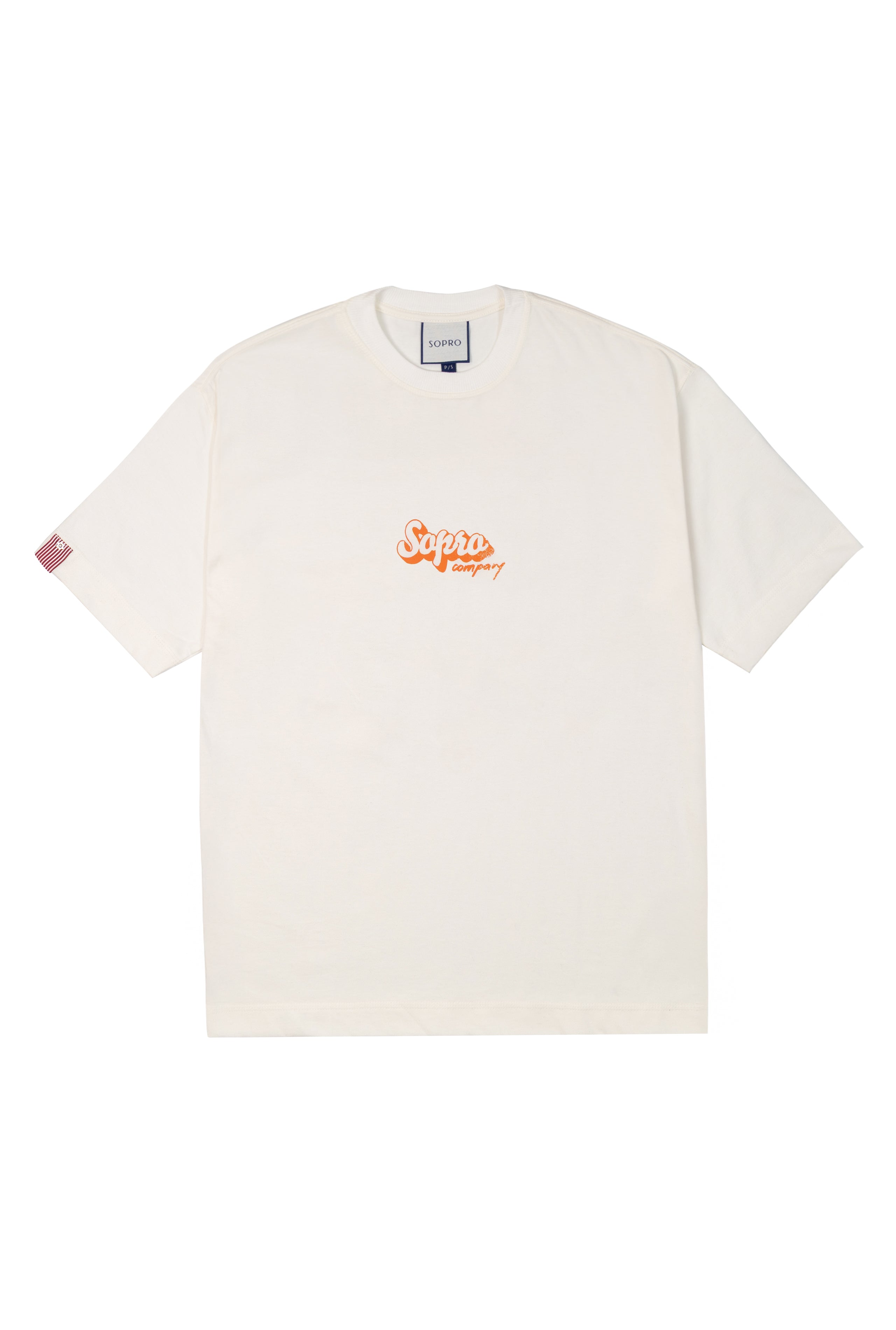 Camiseta Sopro "+55" Oversized Off White