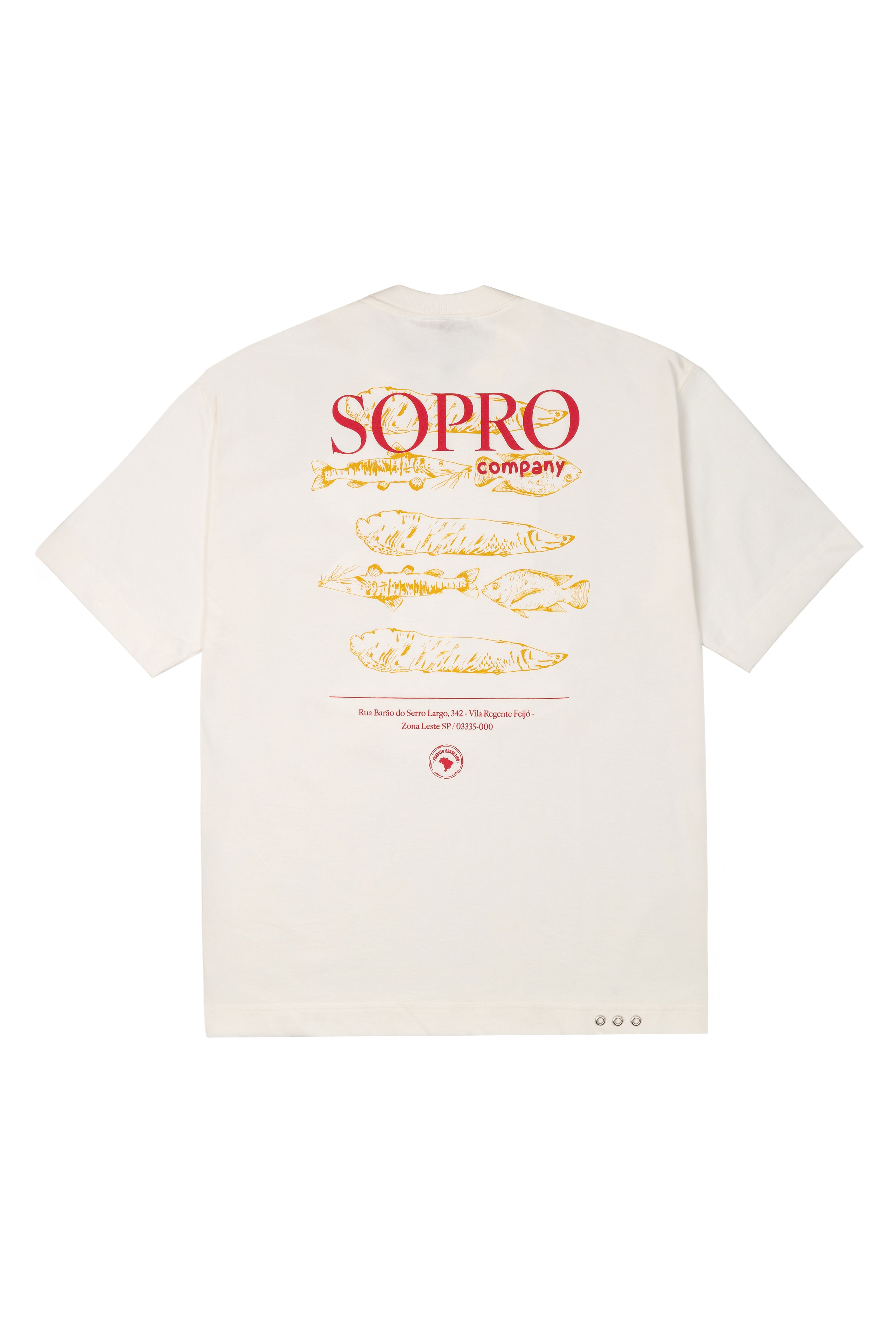 Camiseta Sopro Barão Oversized Off White