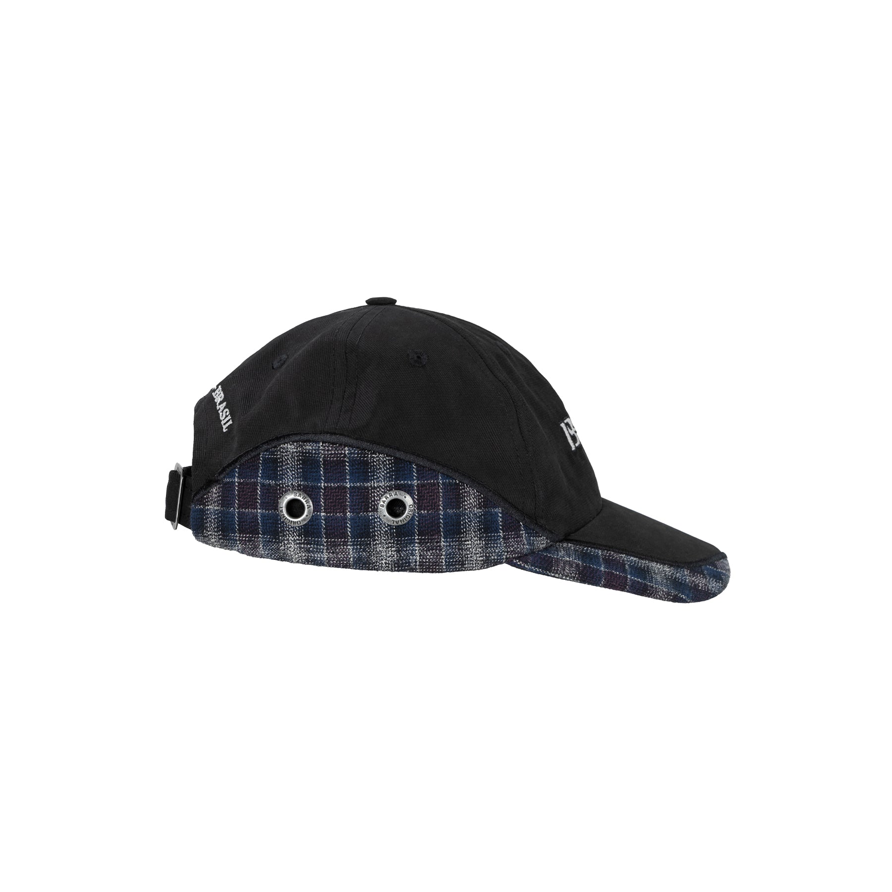 Boné Dad Hat Barra Crew Textura Preto
