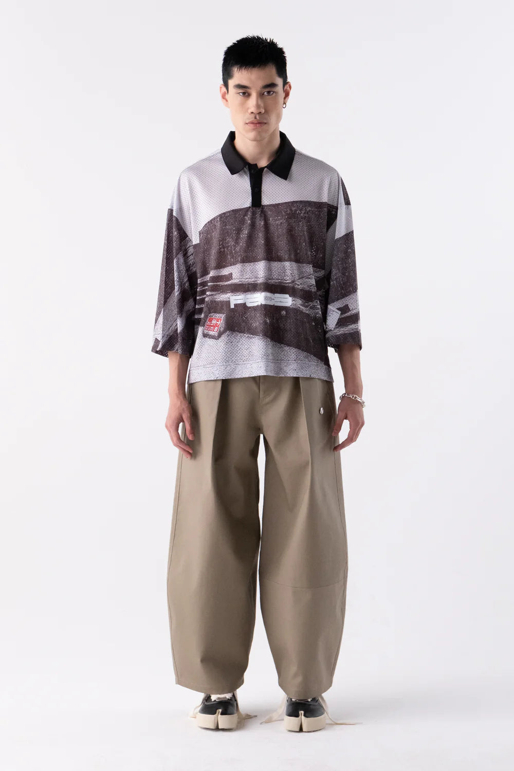 Camiseta Jersey Pace Tie Meshi Shuri Branca