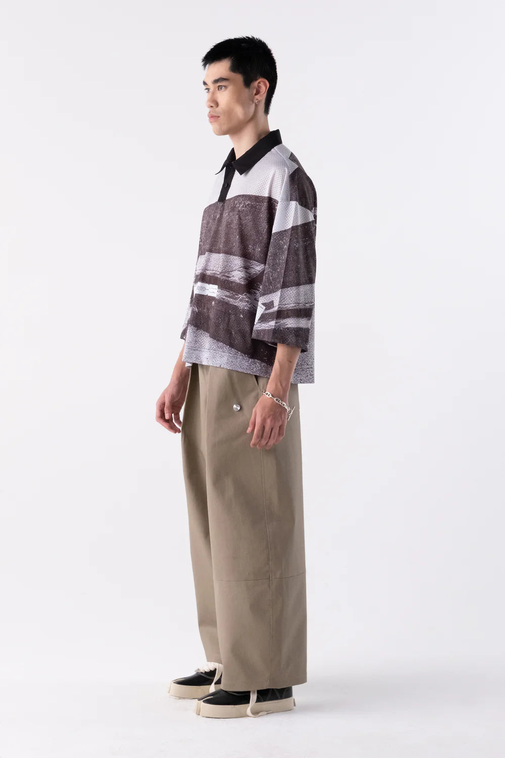 Camiseta Jersey Pace Tie Meshi Shuri Branca