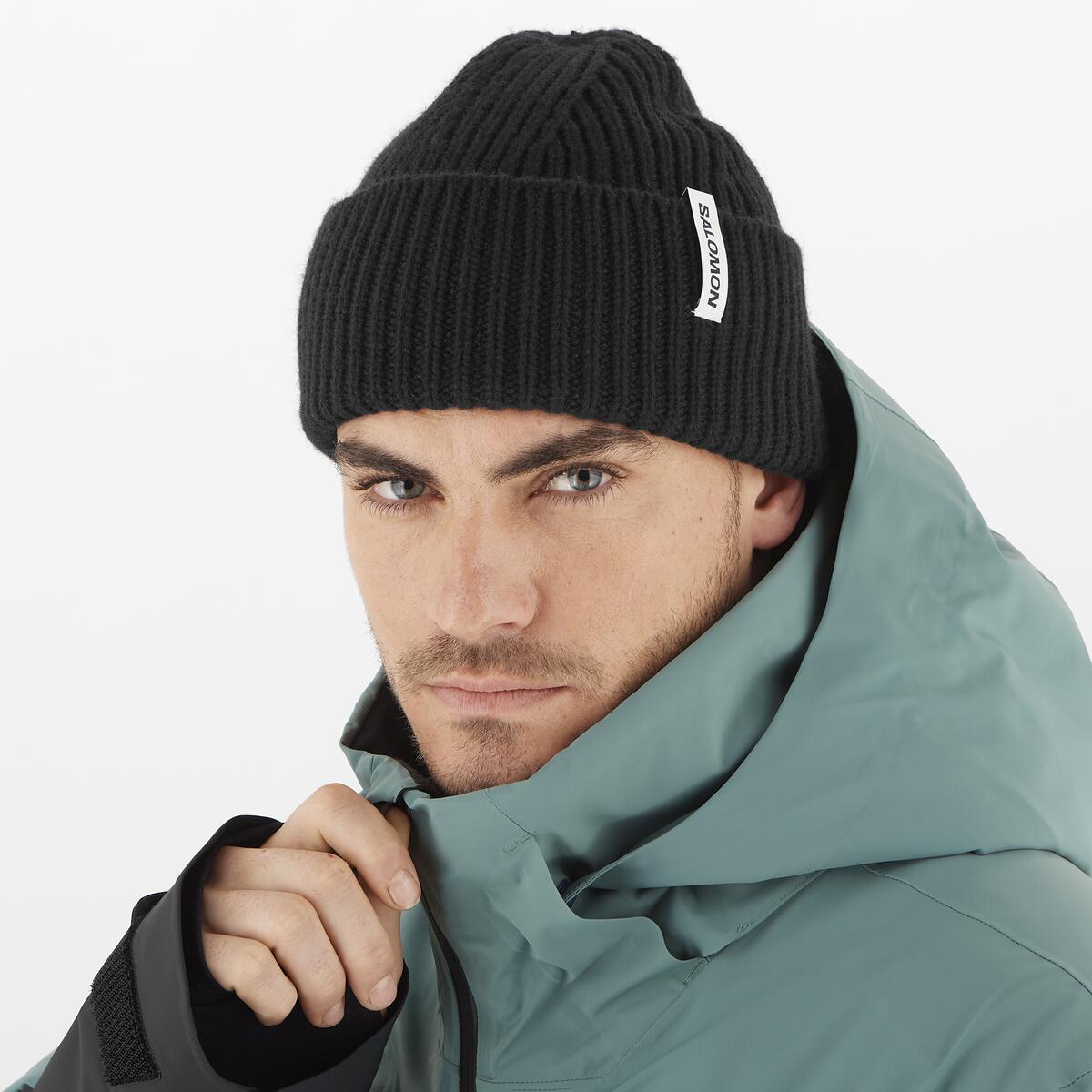 Gorro Salomon Snowbird Deep Preto