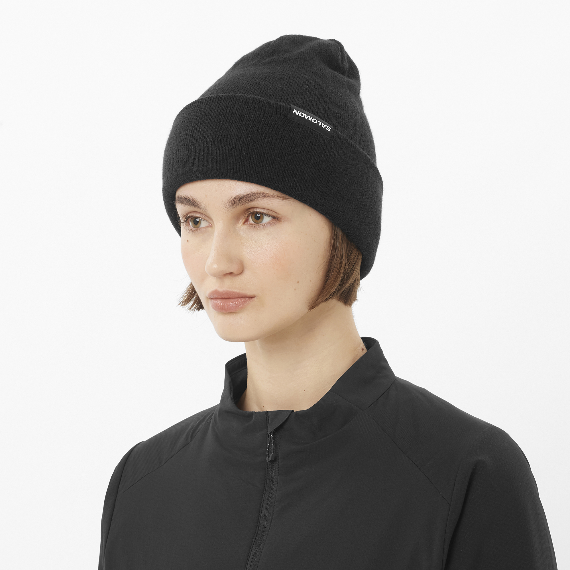 Gorro Dupla Face Salomon Flatspin Preto e Cinza