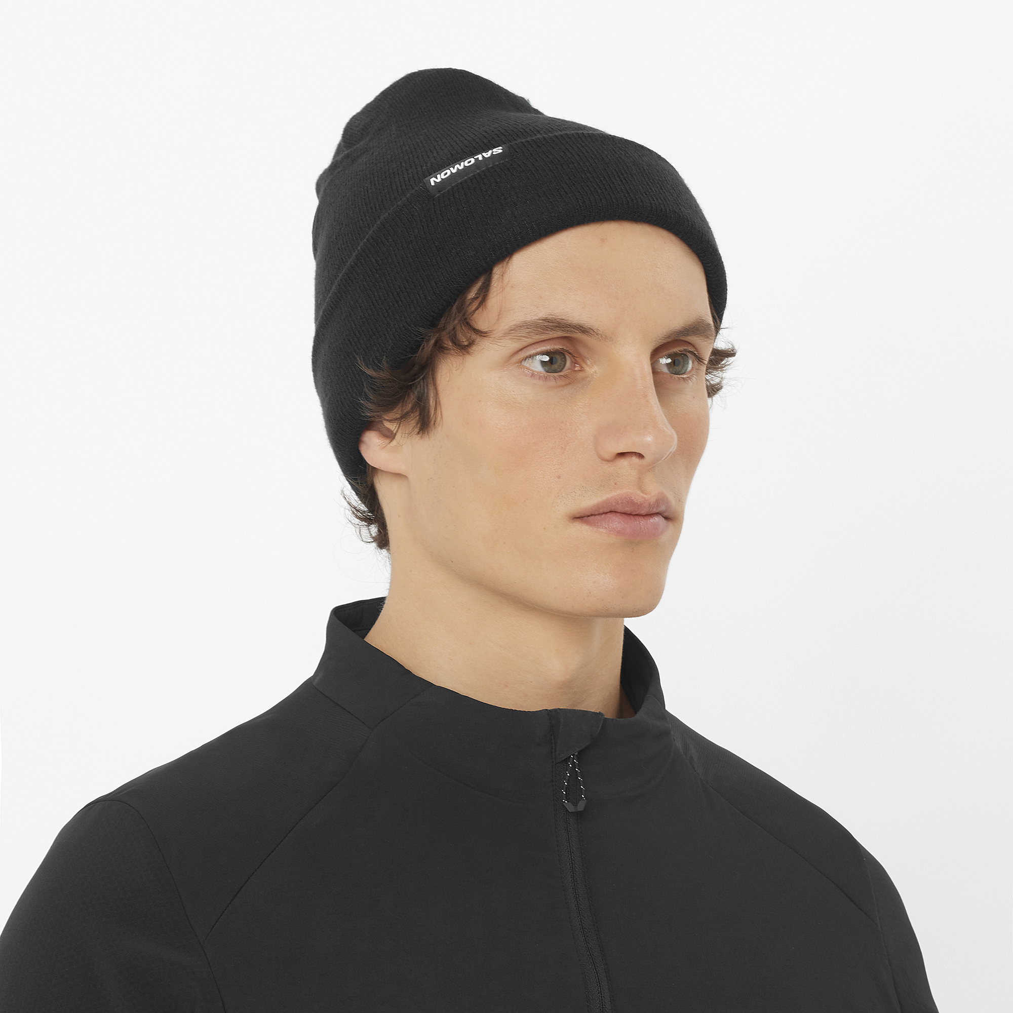 Gorro Dupla Face Salomon Flatspin Preto e Cinza