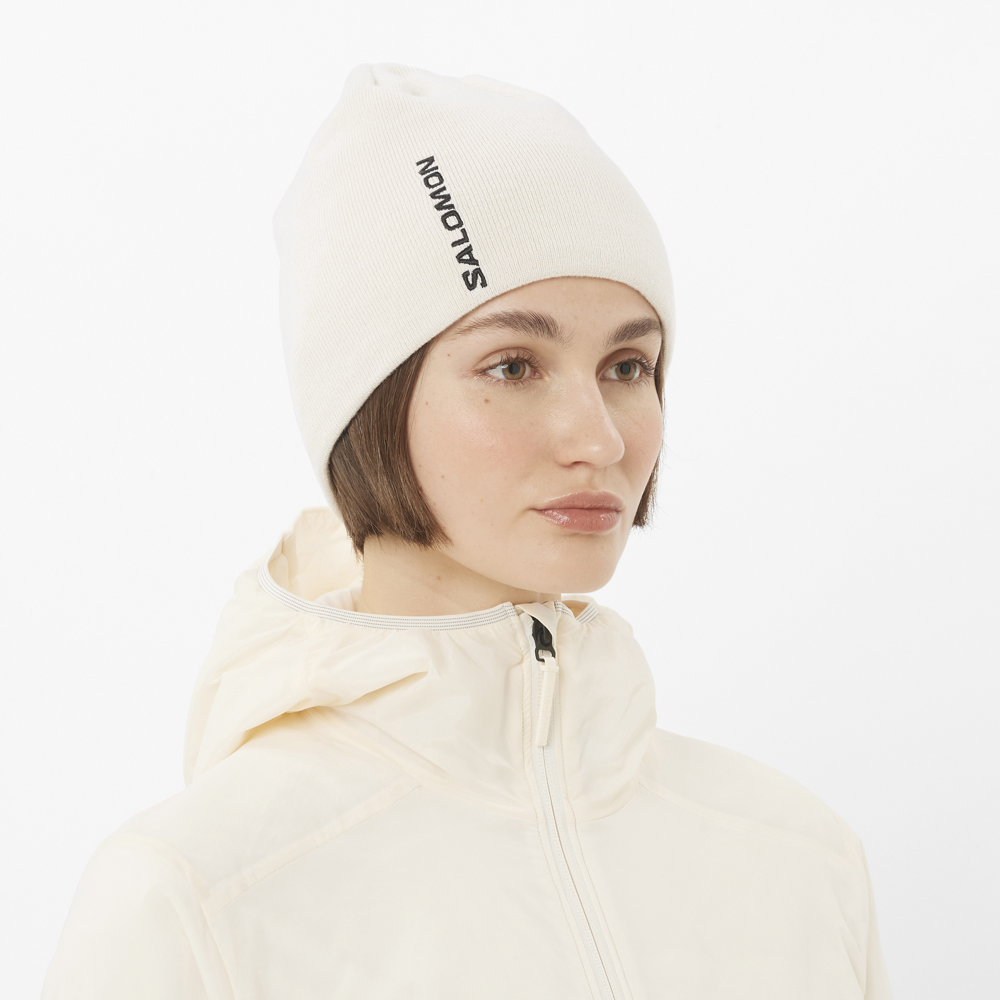 Gorro Salomon Graphic Beanie Branco
