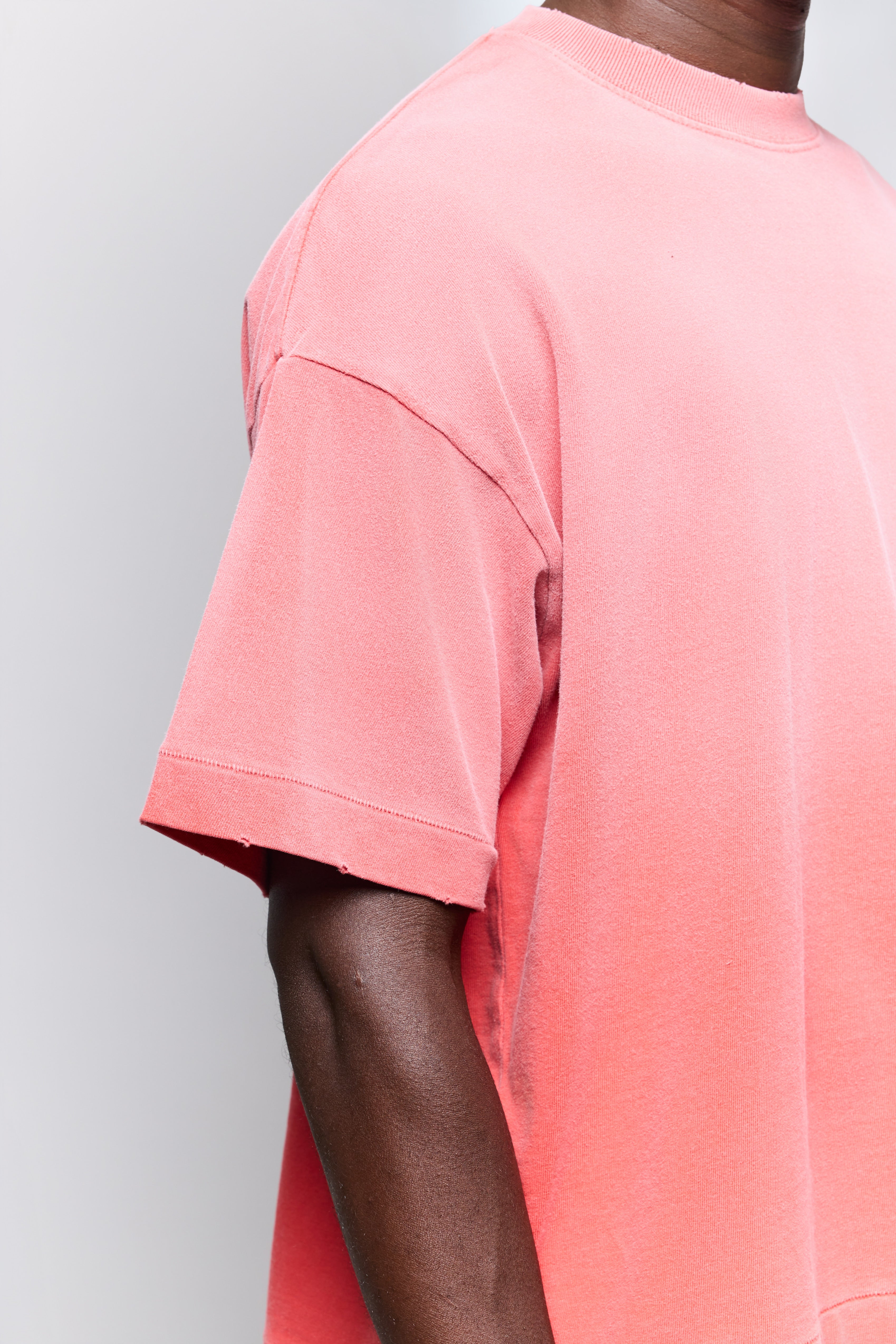 Camiseta Egho Boxy Faded Vermelha
