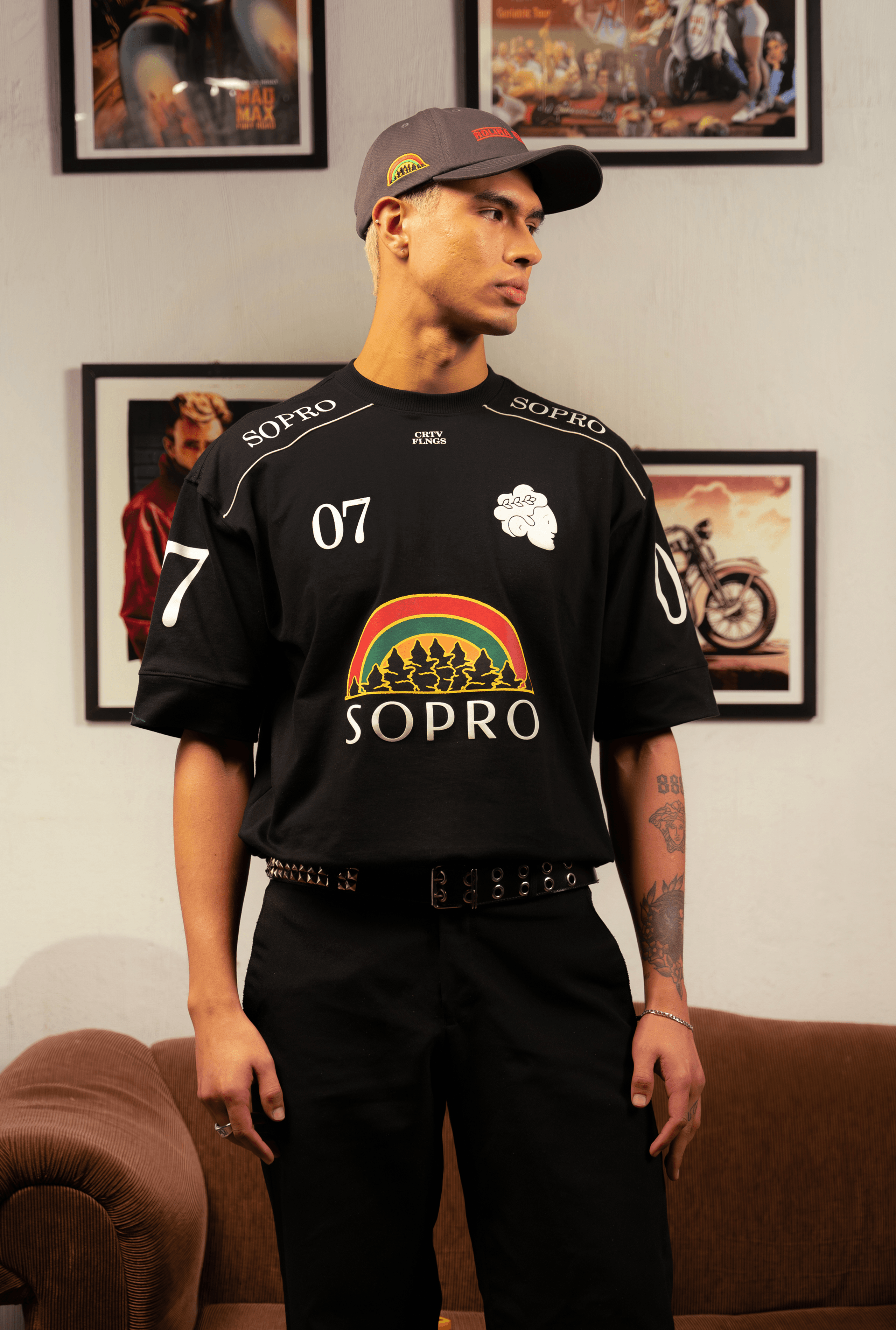 Camiseta Sopro Rolimã Racing Preta