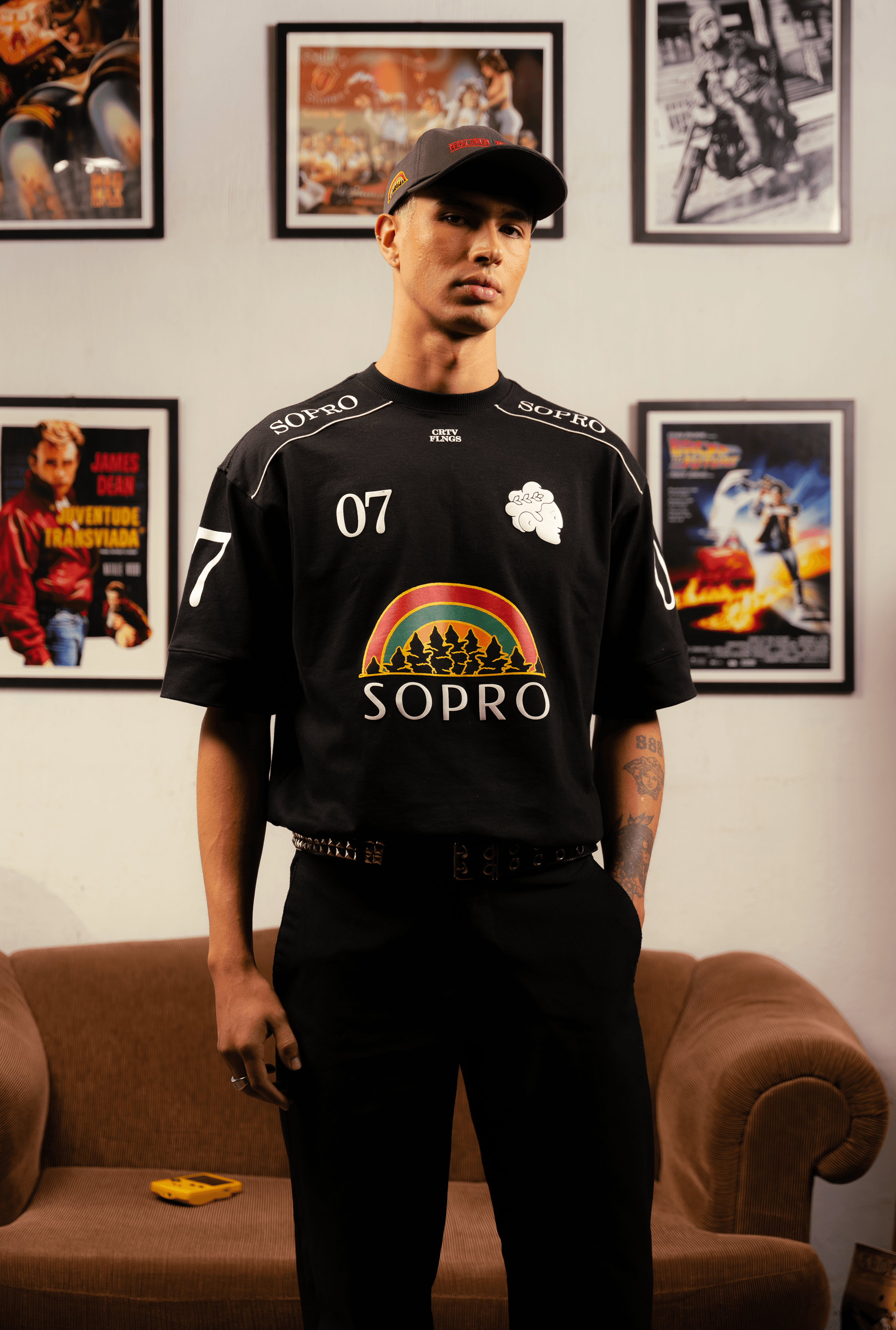 Camiseta Sopro Rolimã Racing Preta