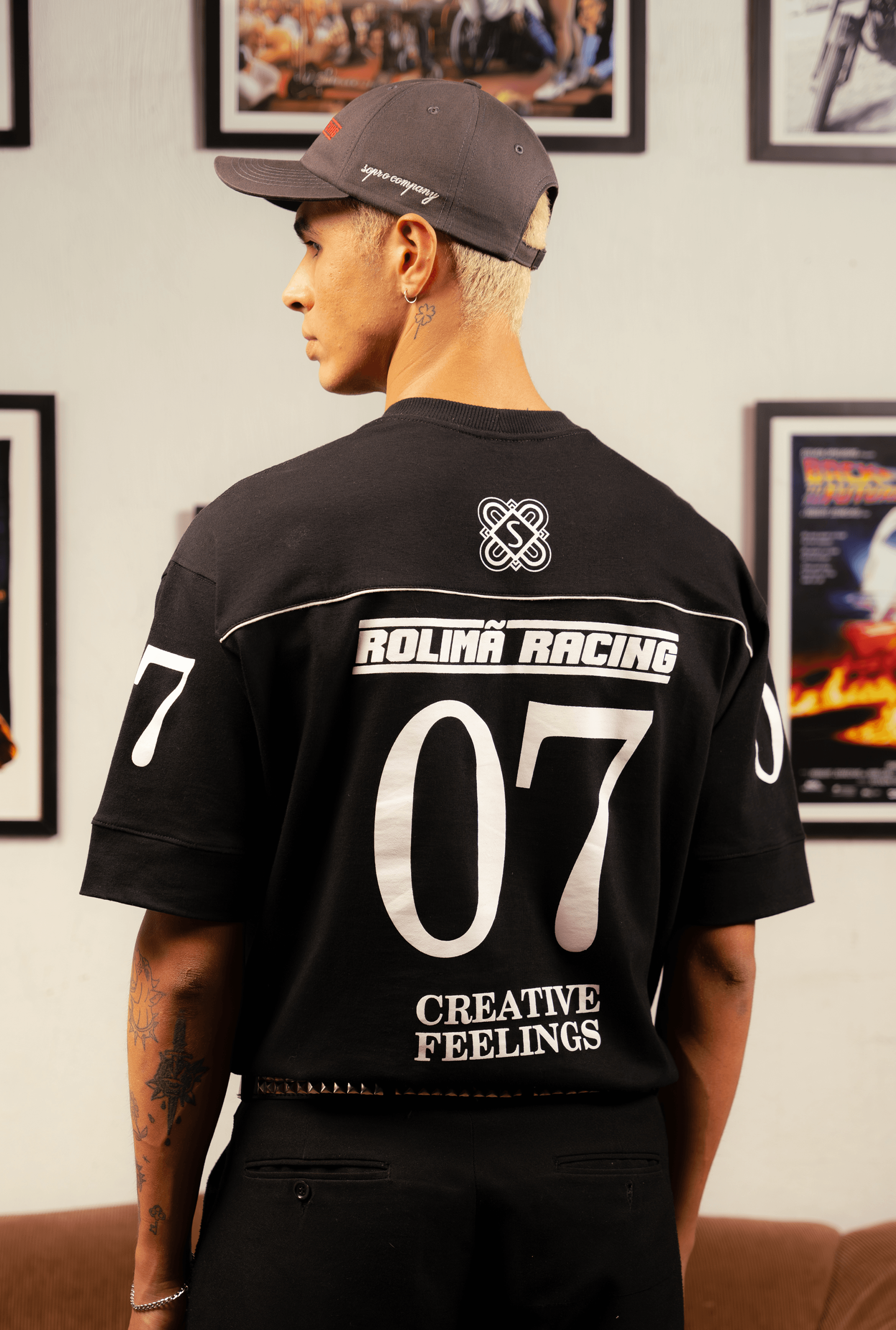 Camiseta Sopro Rolimã Racing Preta
