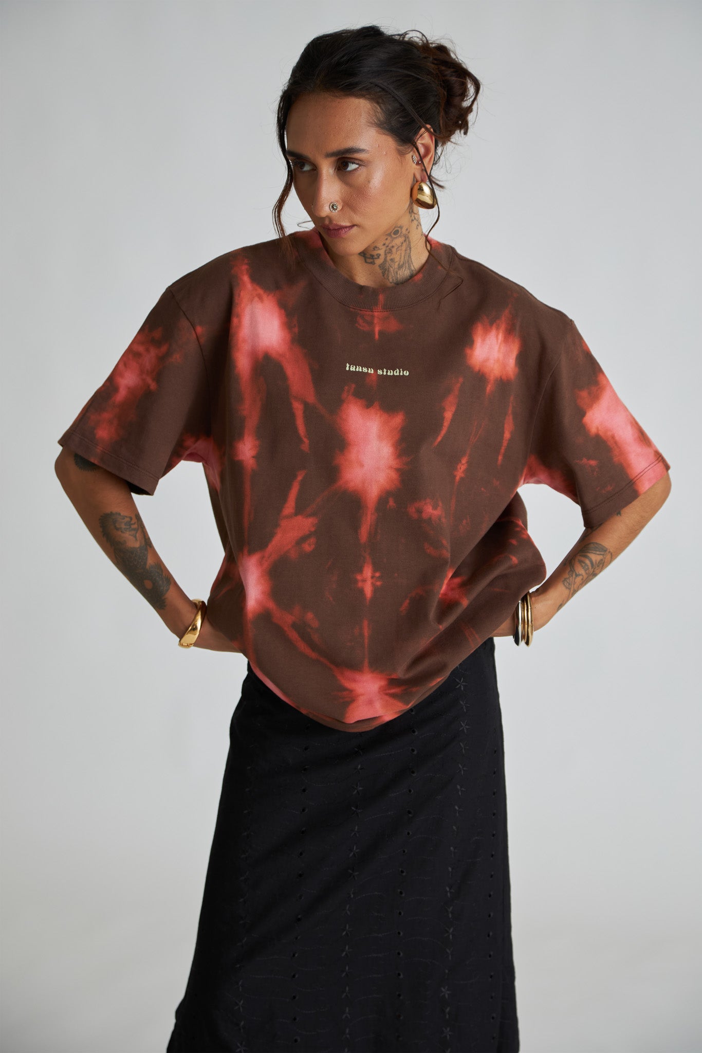 Camiseta Tansu Hiato Marrom