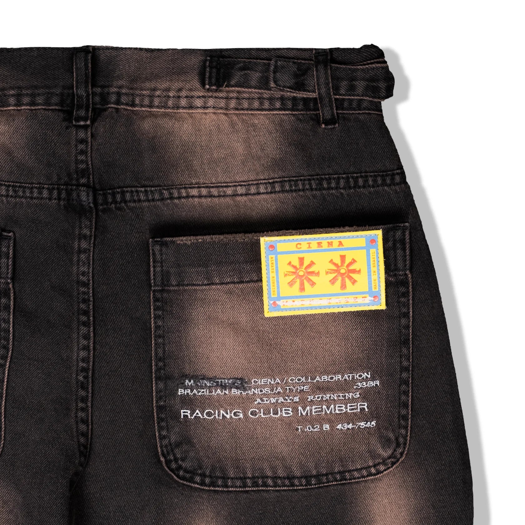 Calça Ciena Oil Stains Denim