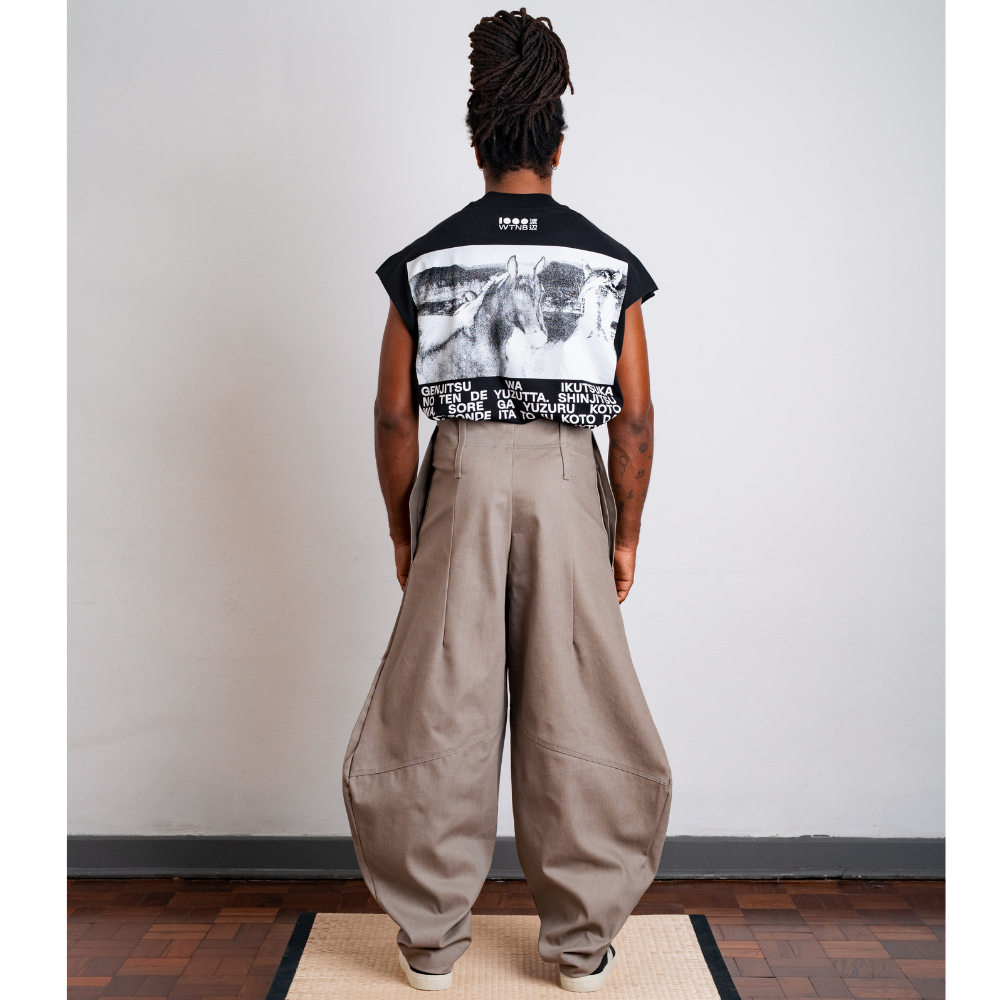 Calça Watanabe Hishi Cinza