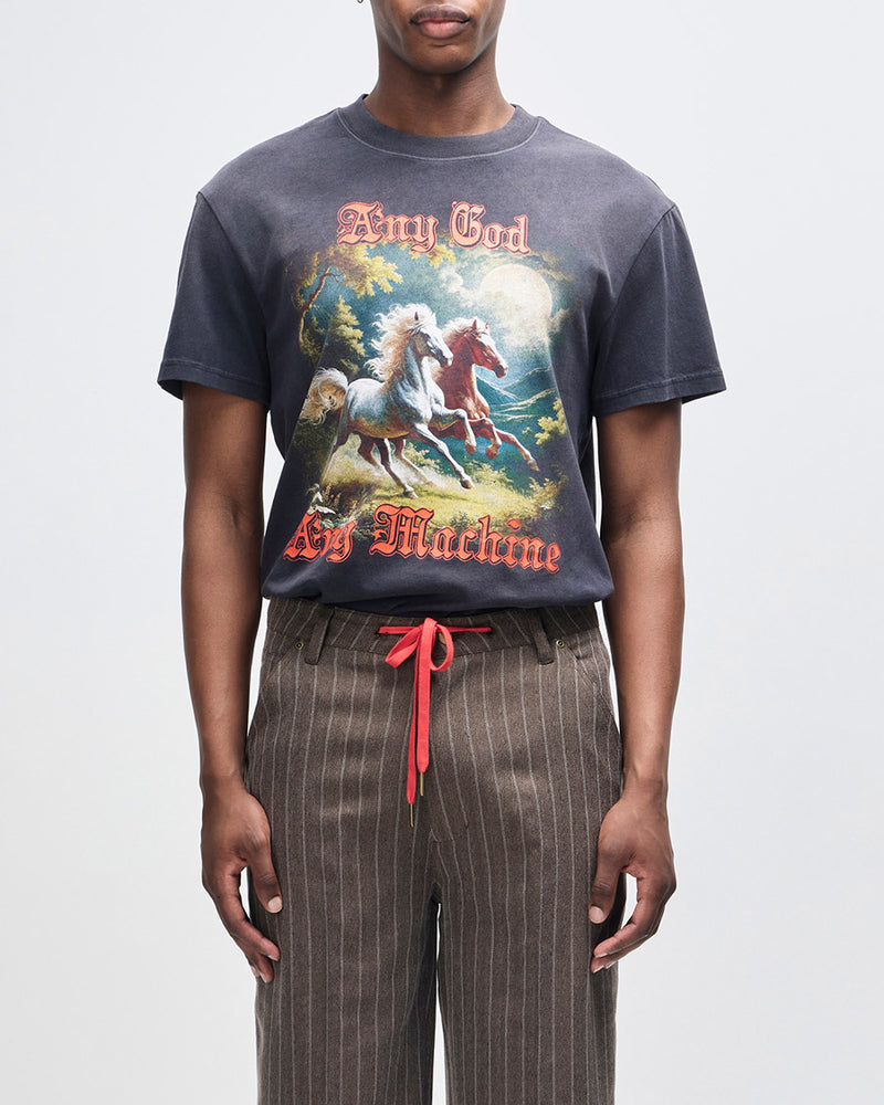 Camiseta Deus Ex Machina Horseplay Chumbo