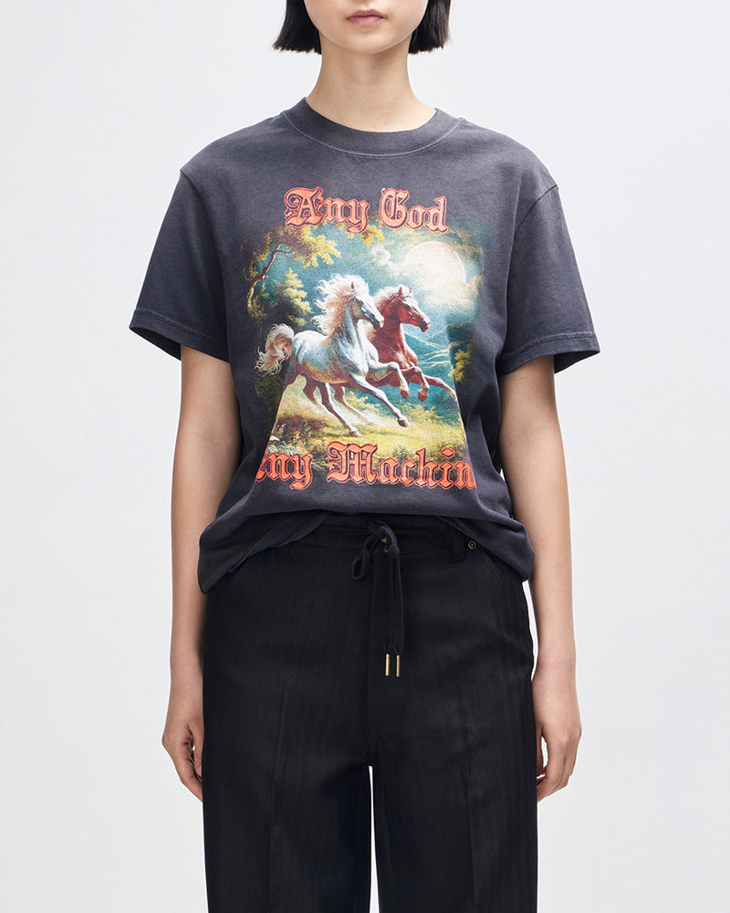 Camiseta Deus Ex Machina Horseplay Chumbo