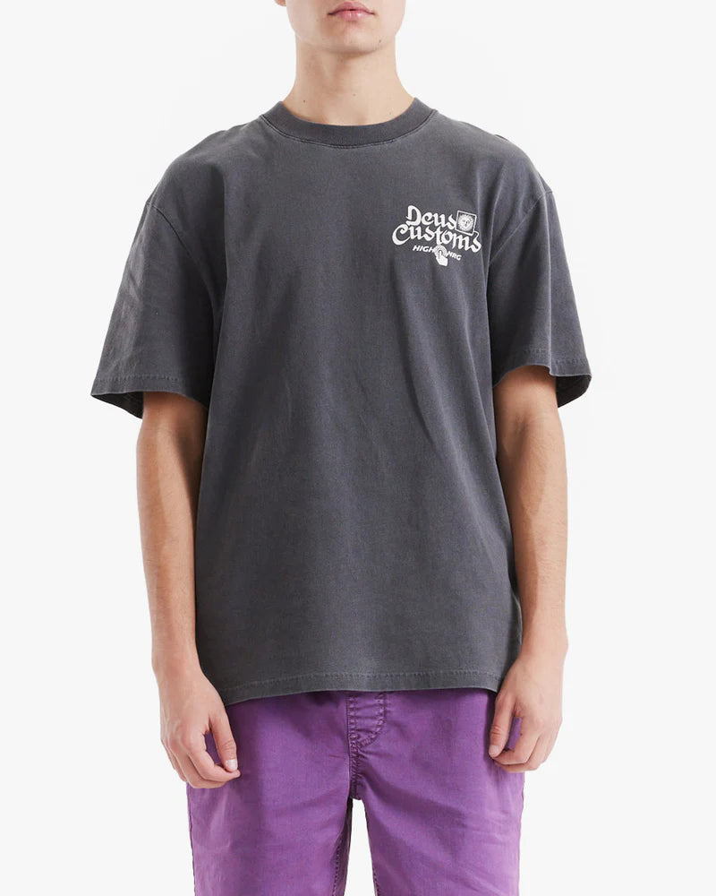 Camiseta Deus Ex Machina Open Head Chumbo