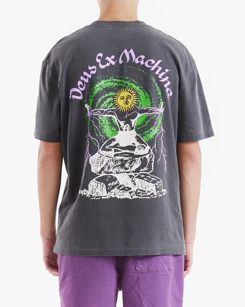 Camiseta Deus Ex Machina Open Head Chumbo