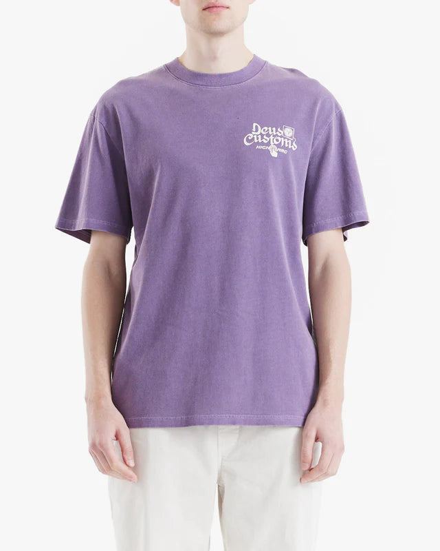 Camiseta Deus Ex Machina Open Head Roxa
