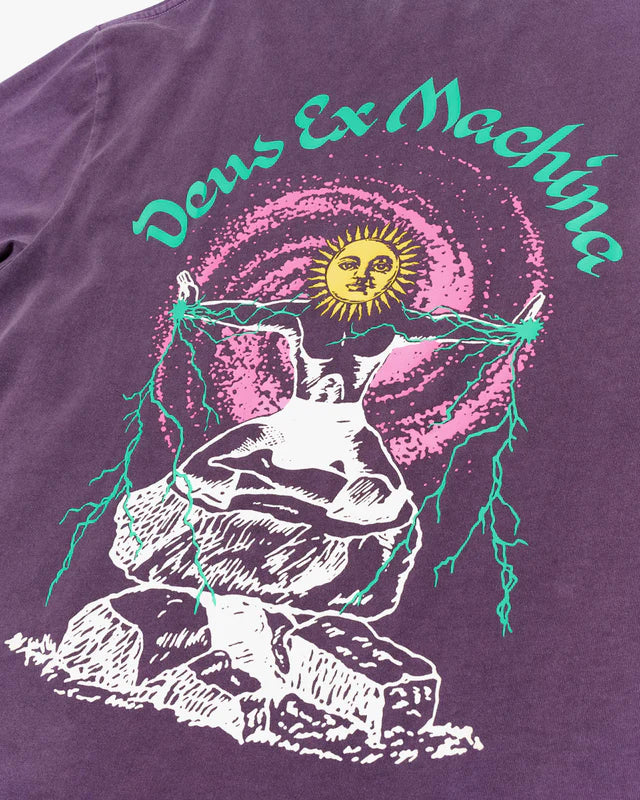 Camiseta Deus Ex Machina Open Head Roxa