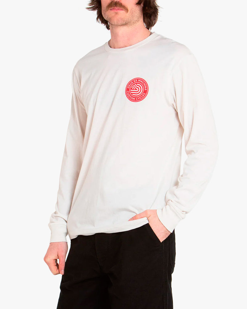 Camiseta Deus Ex Machina M/L Ingenue Off White