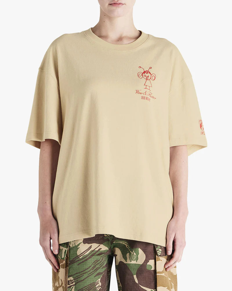 Camiseta Deus Ex Machina Sensory Overload Bege