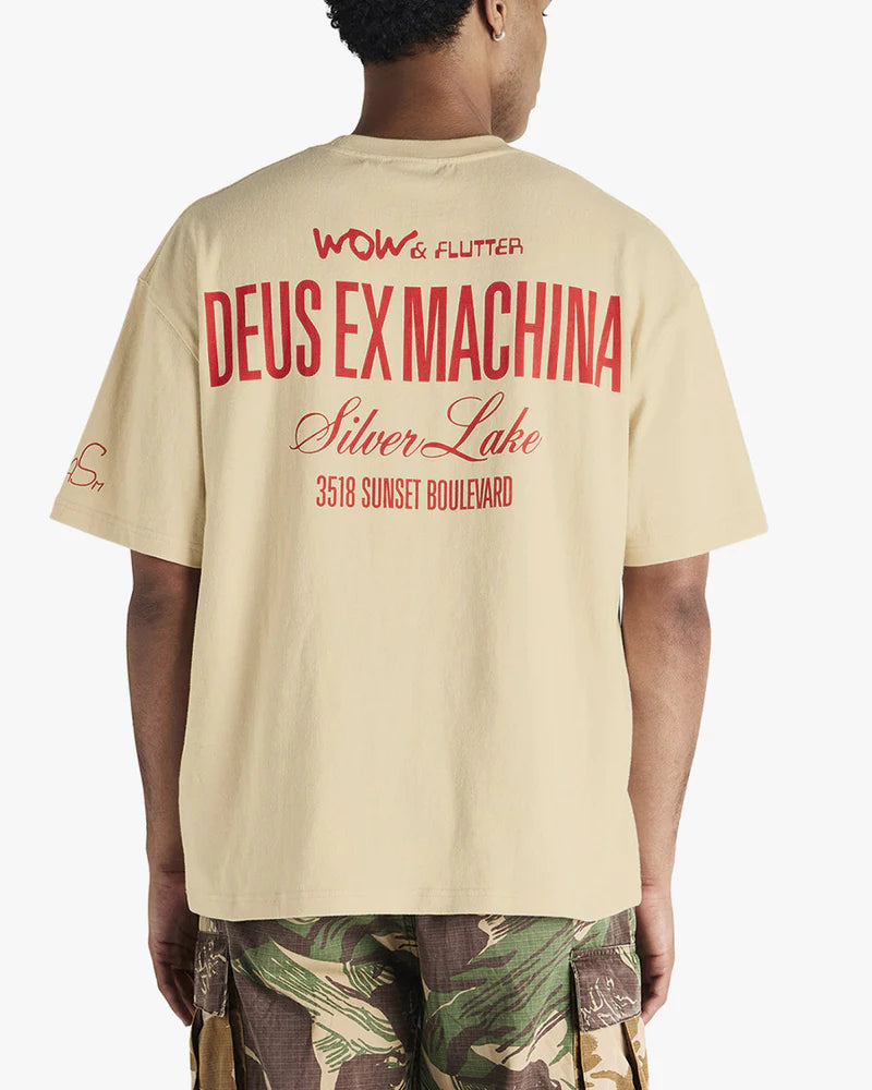 Camiseta Deus Ex Machina Sensory Overload Bege