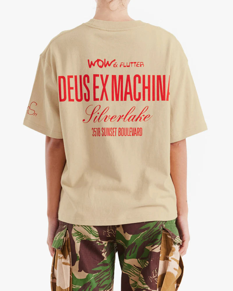 Camiseta Deus Ex Machina Sensory Overload Bege