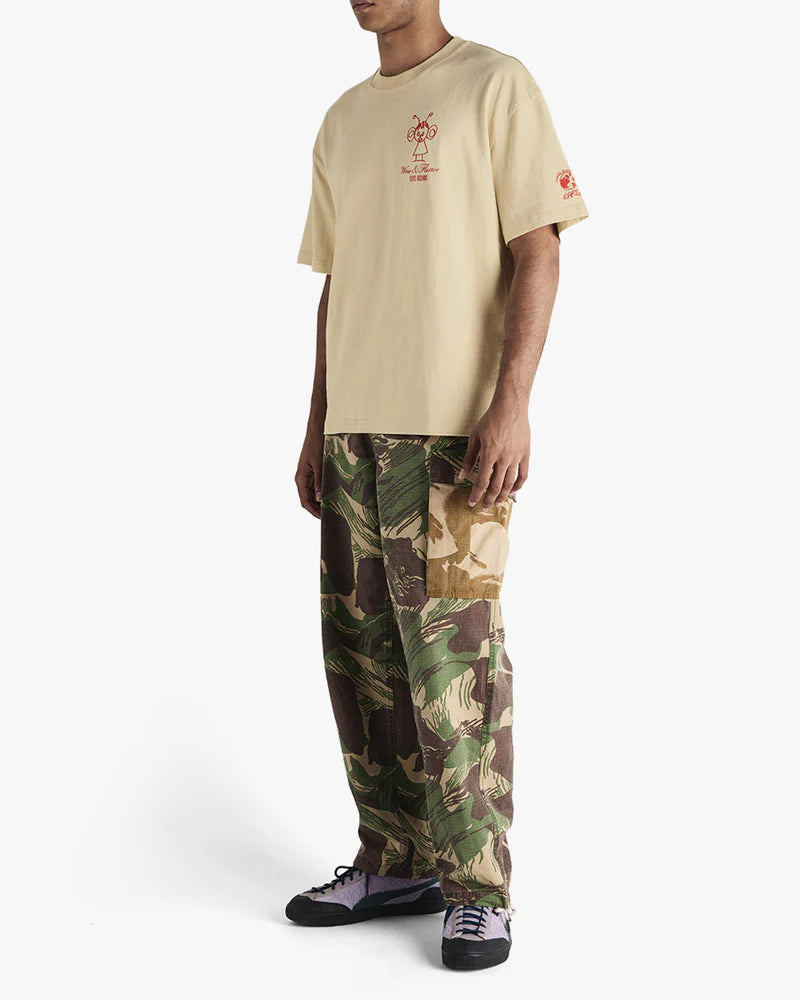 Camiseta Deus Ex Machina Sensory Overload Bege