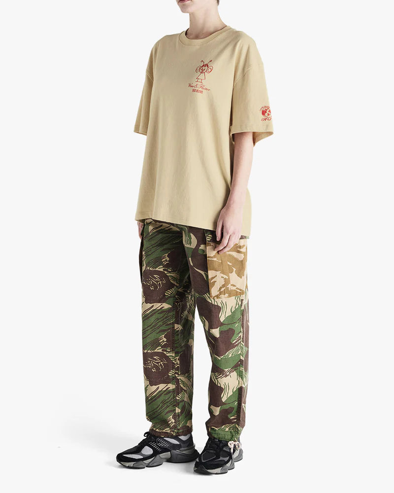Camiseta Deus Ex Machina Sensory Overload Bege