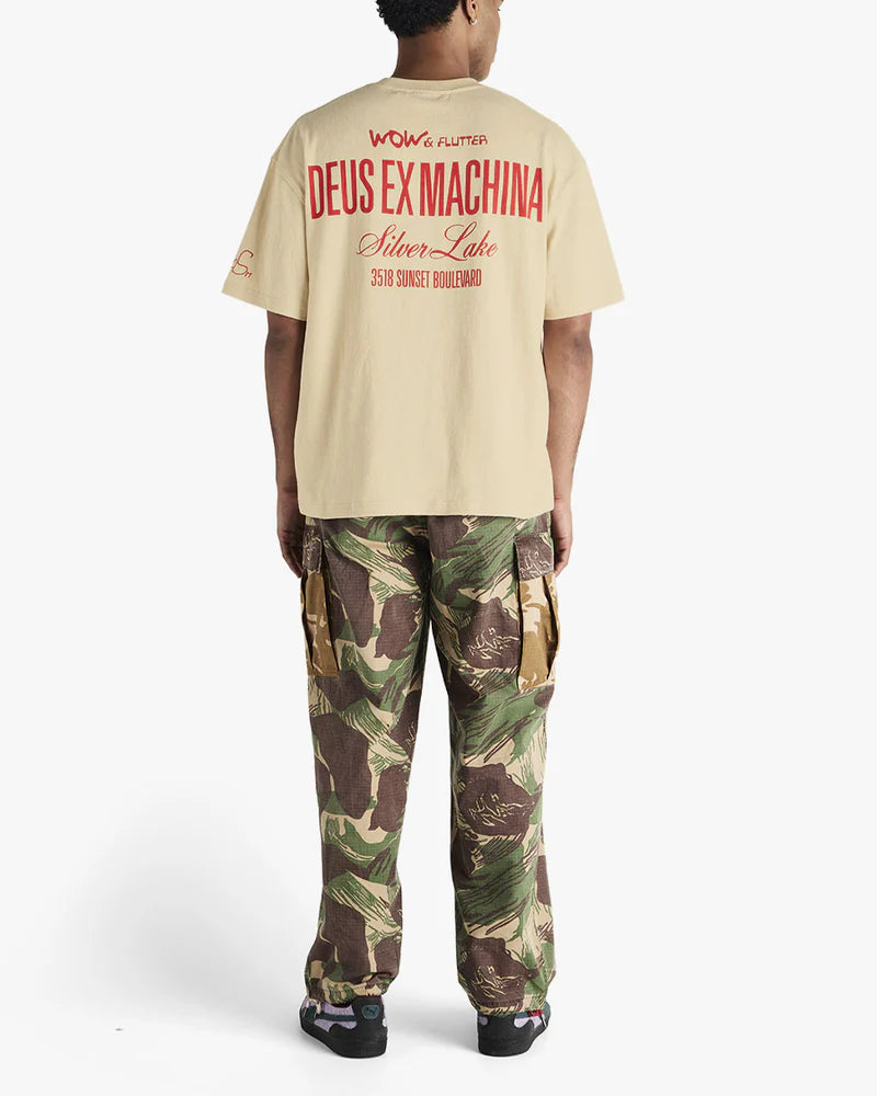 Camiseta Deus Ex Machina Sensory Overload Bege