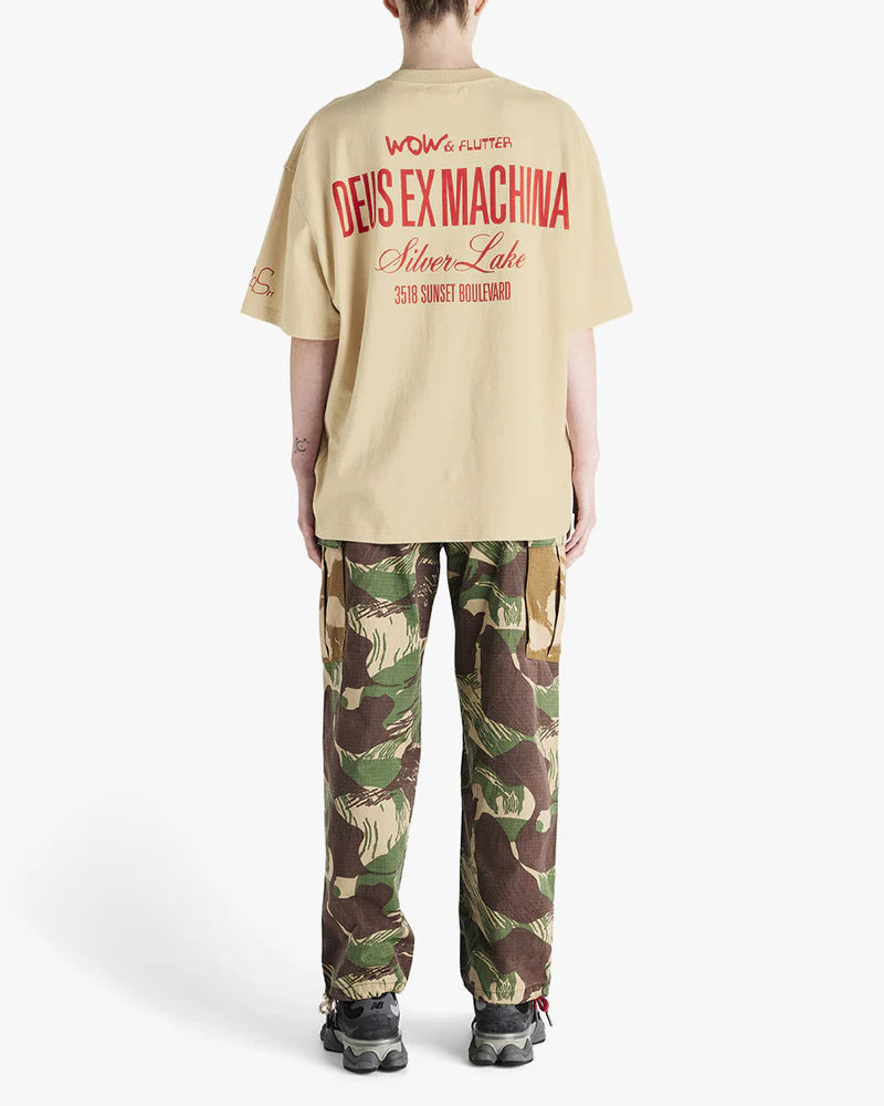Camiseta Deus Ex Machina Sensory Overload Bege