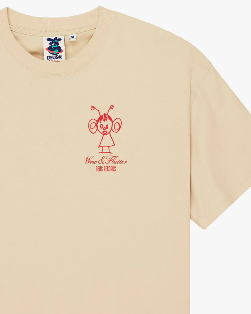 Camiseta Deus Ex Machina Sensory Overload Bege