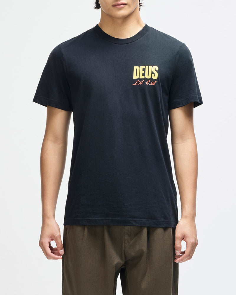 Camiseta Deus Ex Machina Cutway Preta