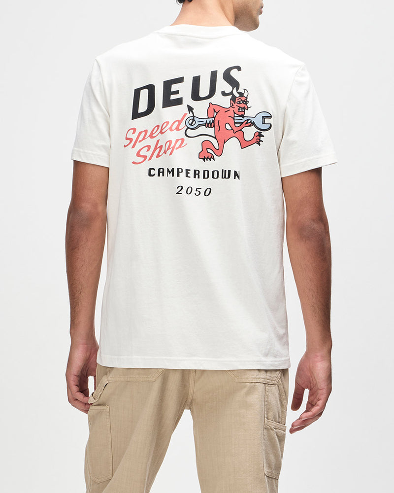Camiseta Deus Dogleg Dirty Branca