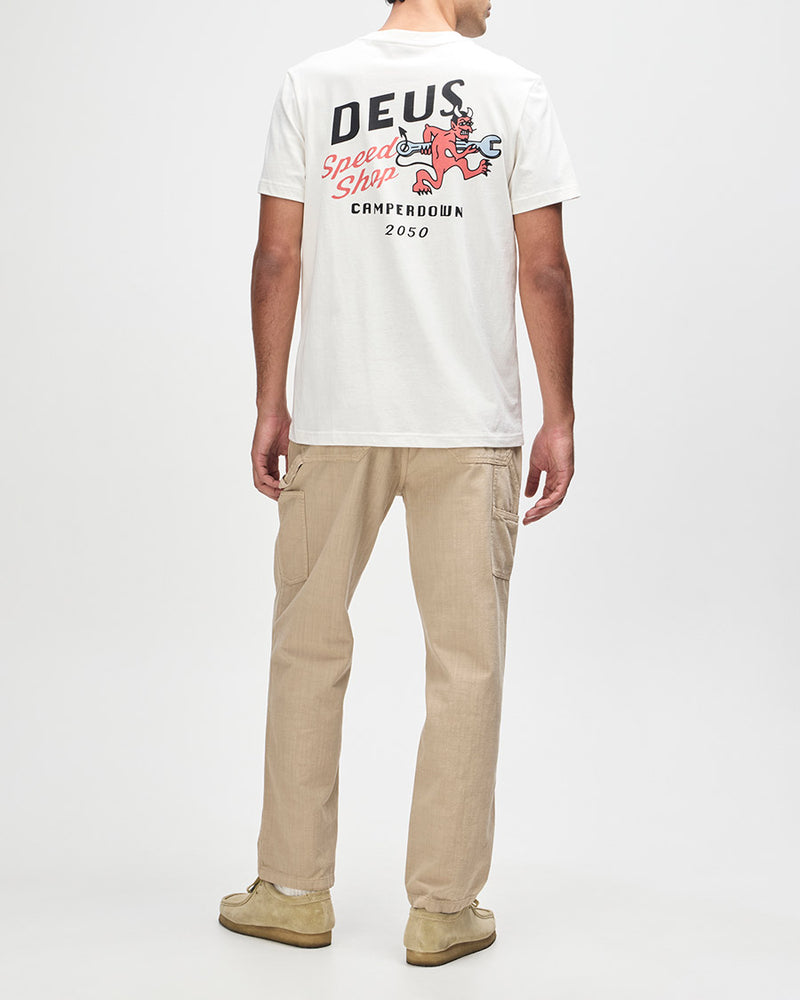 Camiseta Deus Dogleg Dirty Branca